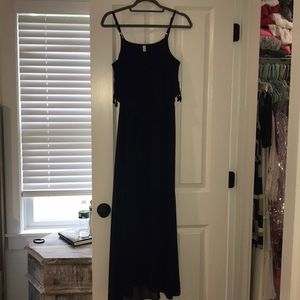 Navy maxi dress
